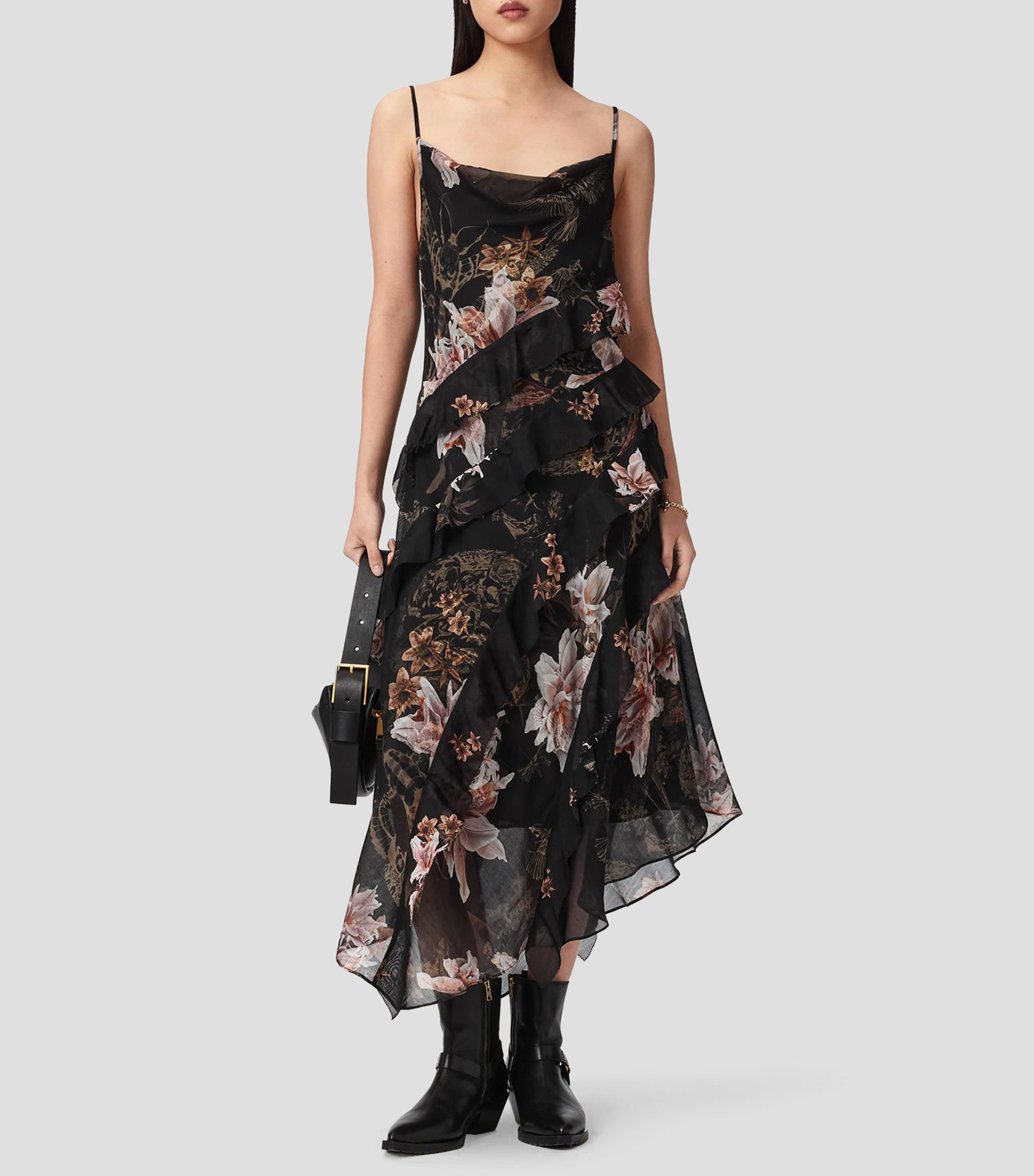 Vestido midi estampado Ruth Mujer